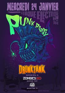 PUNK PARTY : DRUNKTANK + ZOMBIES NO + BALEK PANIC