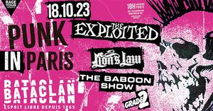 The Exploited + Lion's Law + The Baboon Show + Grade 2