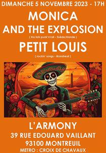 MONICA AND THE EXPLOSION + PETIT LOUIS À L'ARMONY