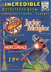 The Steady 45's + Jackie Mendez + The Mercurials @ Glazart