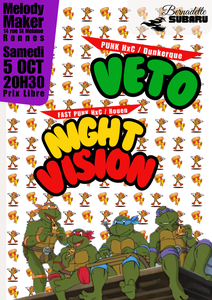 Night Vision + VETO. au Melody Maker