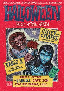 Halloween Rock'n'roll Party Chiff Chaffs w/ Pablo X