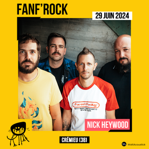 Nick Heywood au Festival Fanf'Rock