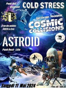 Astroid + Cosmic Collisions + Cold Stress