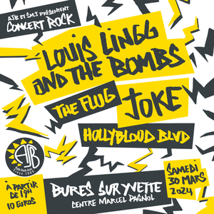 Concert AJB : JOKE - Louis Lingg & the Bombs - The Flug - Hollyblood BLVD