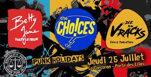 PUNK HOLIDAYS - Betty Jane / The Choices / Die Vräcks